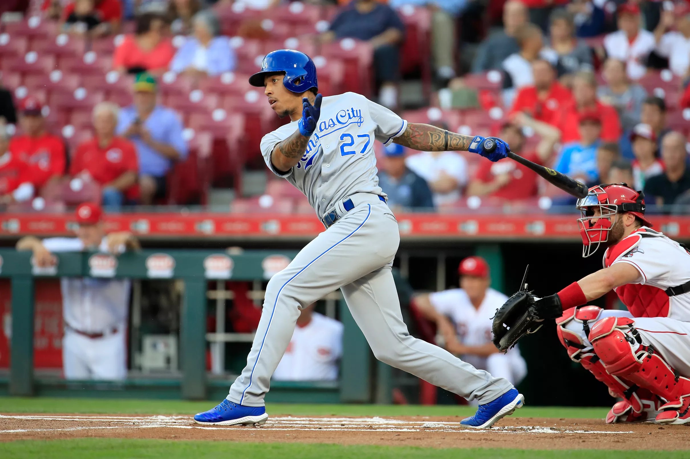 Over/unders on Royals Steamer projections