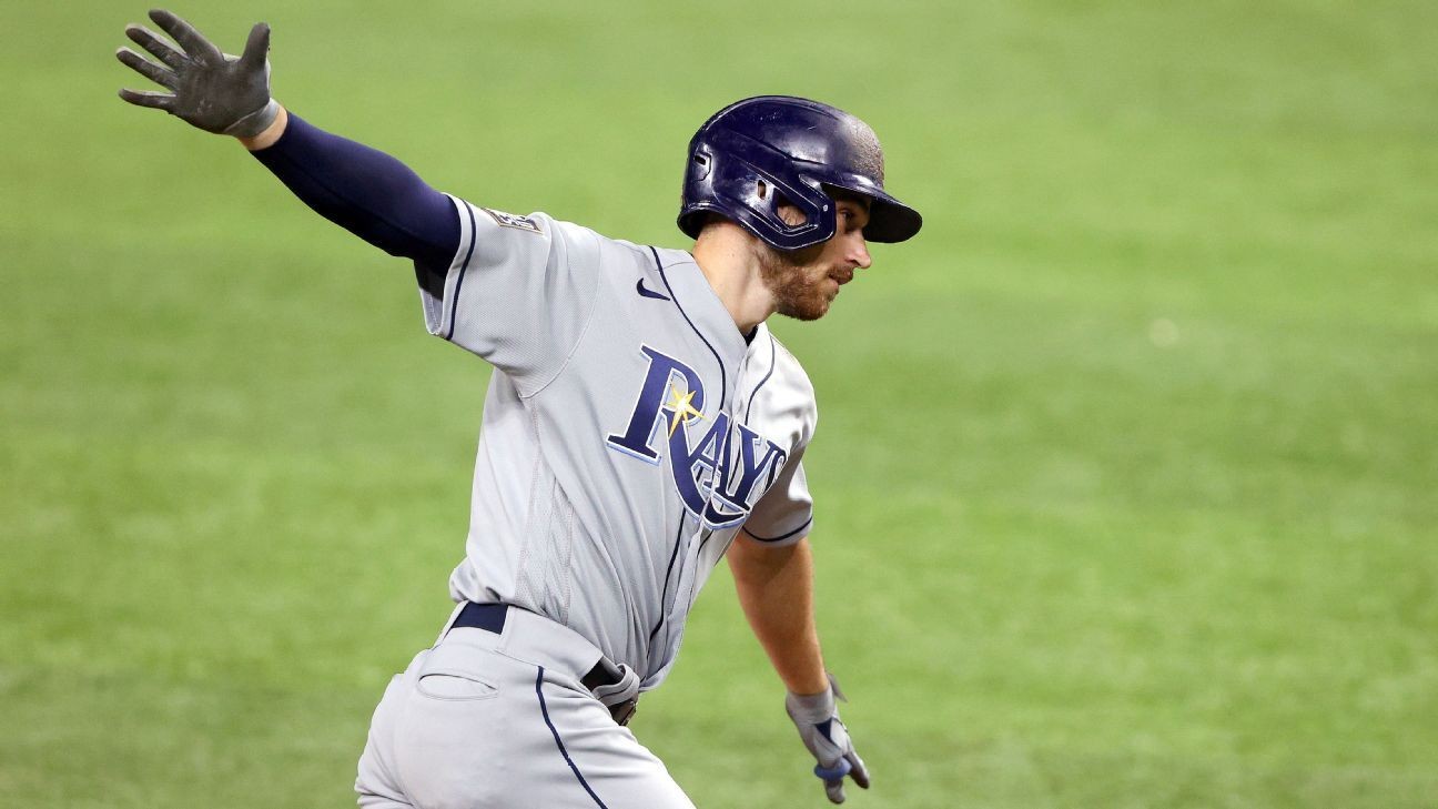 Tampa Bay Rays' Brandon Lowe homers twice in Game 2 win over Los Angeles Dodgers