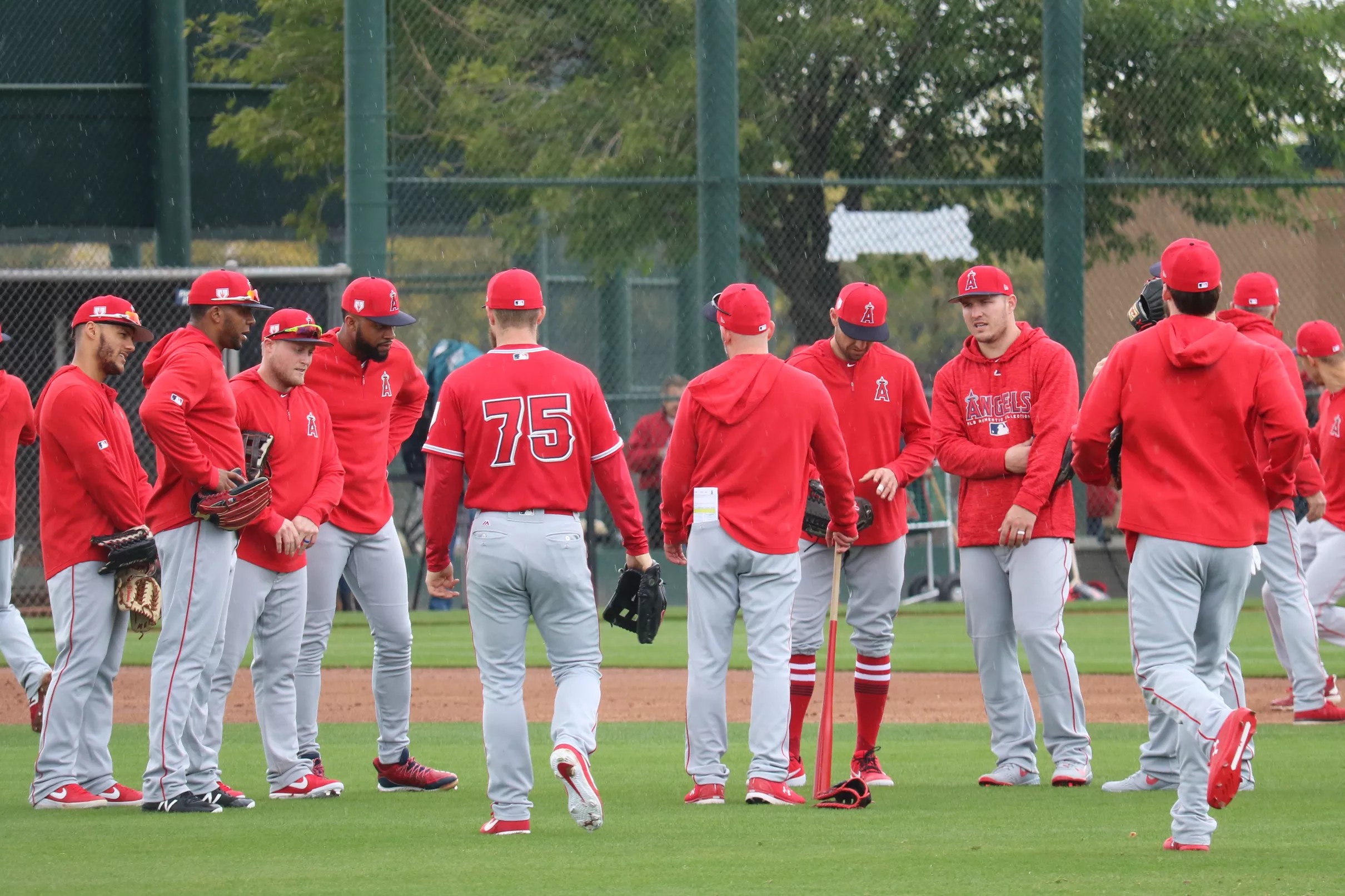 Full Squad First Workout Photos from Angels Spring Training