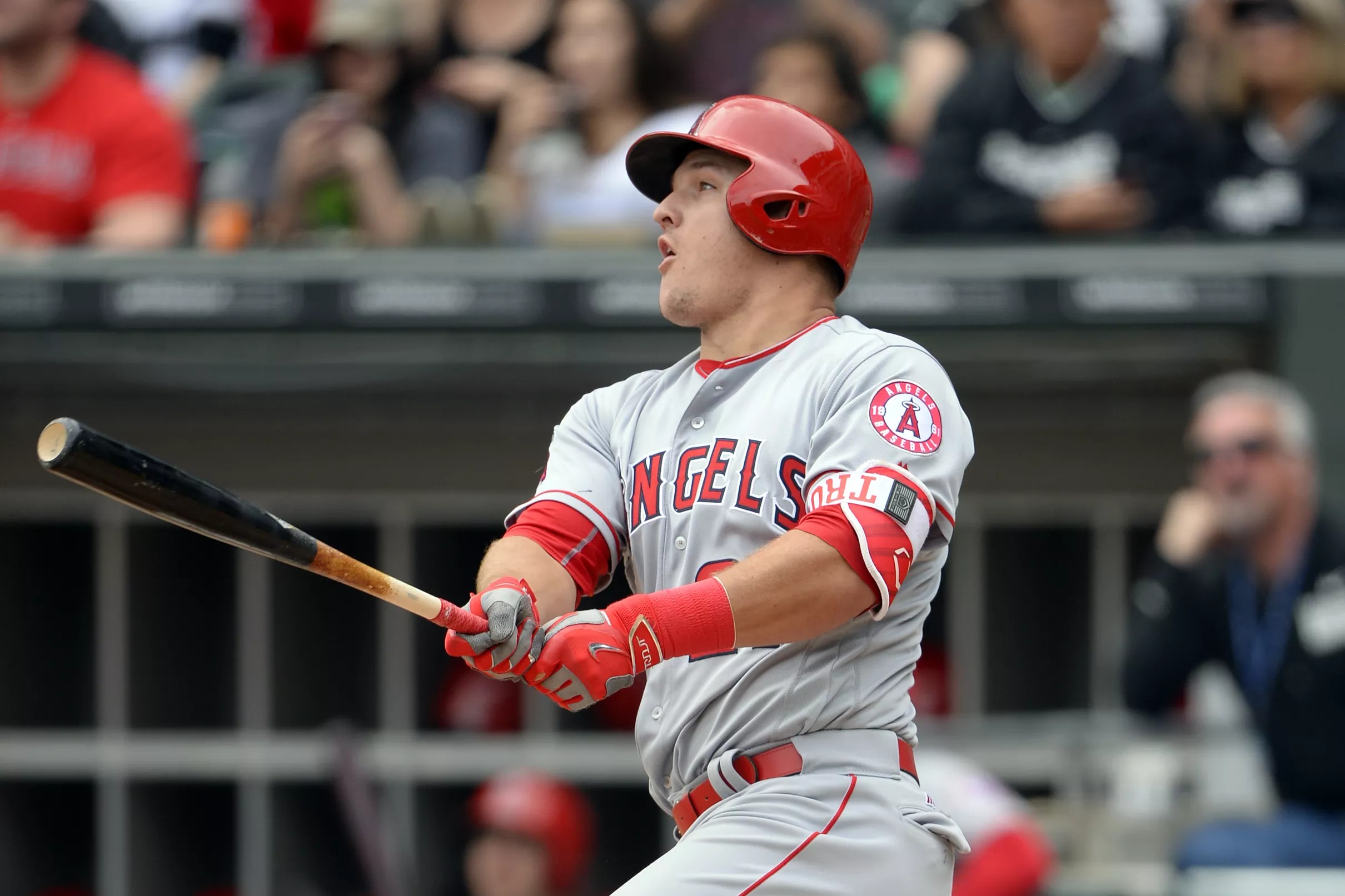 Mike Trout home run daily On base all the time