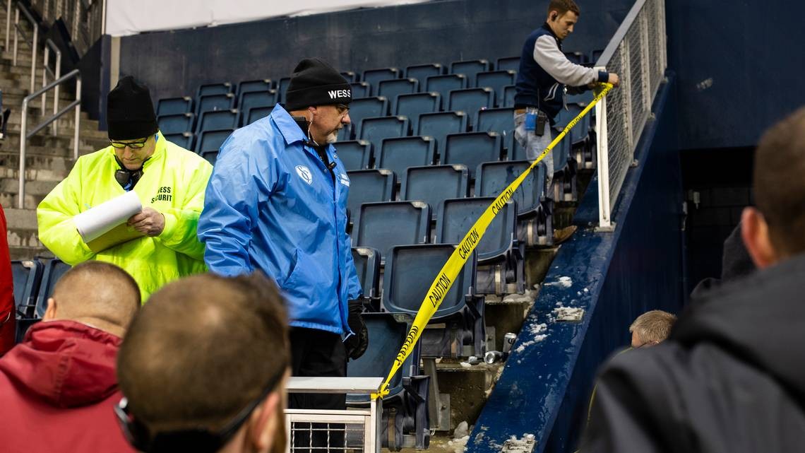 Sporting KC investigating collapse of a stadium railing following