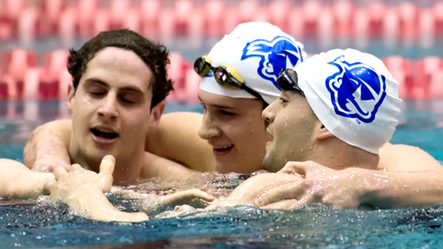 Men’s swimming and diving win Big East Championship, women place third