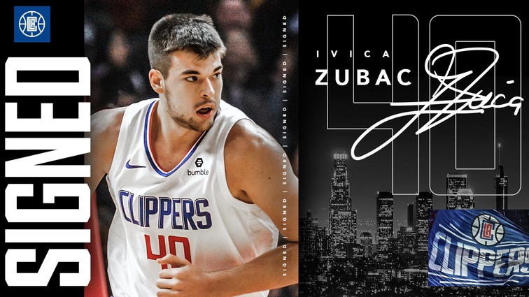 L.A. Clippers Sign Center Ivica Zubac