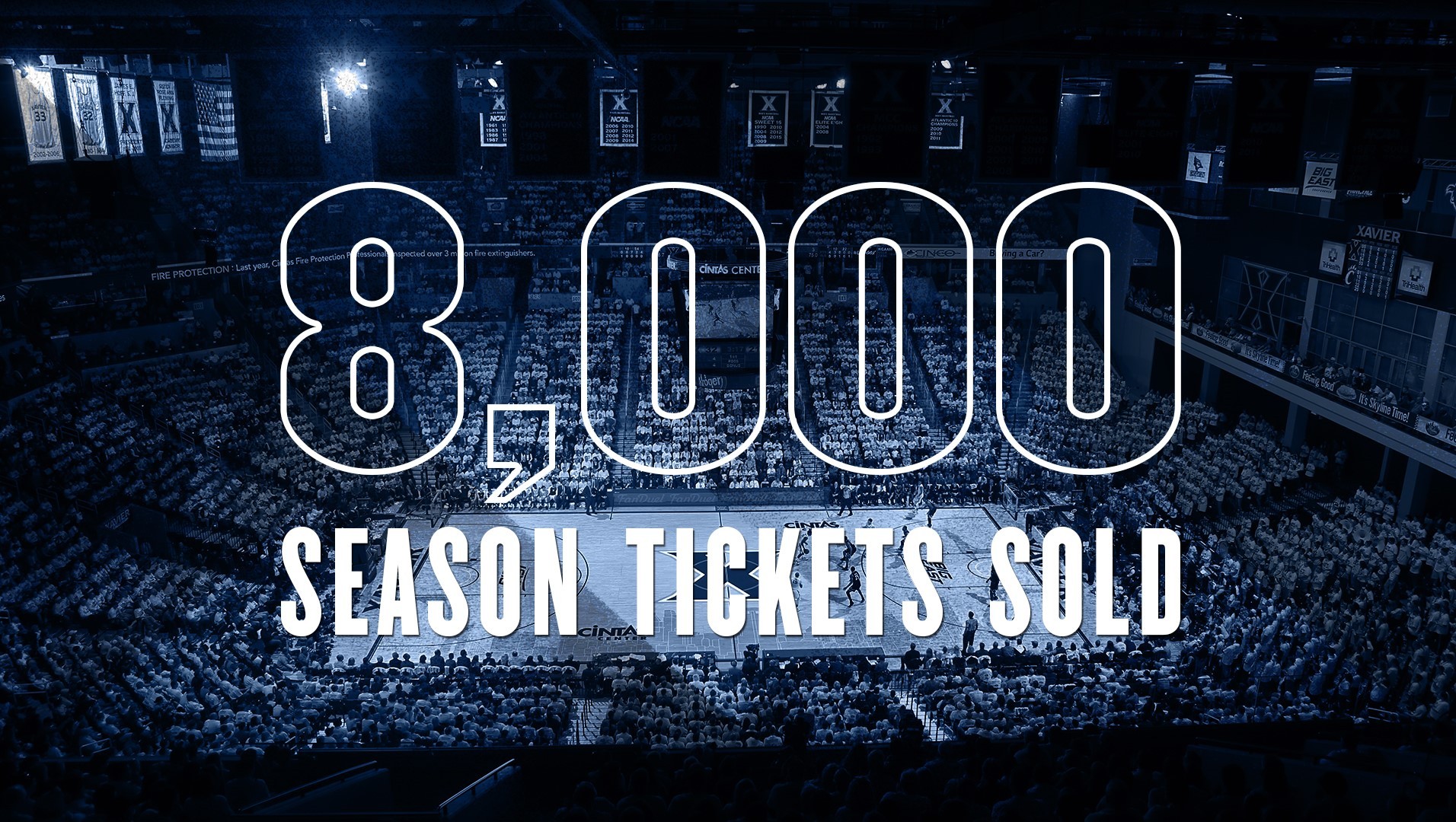 Xavier Season Ticket Sales Number Tops The 8,000 Mark