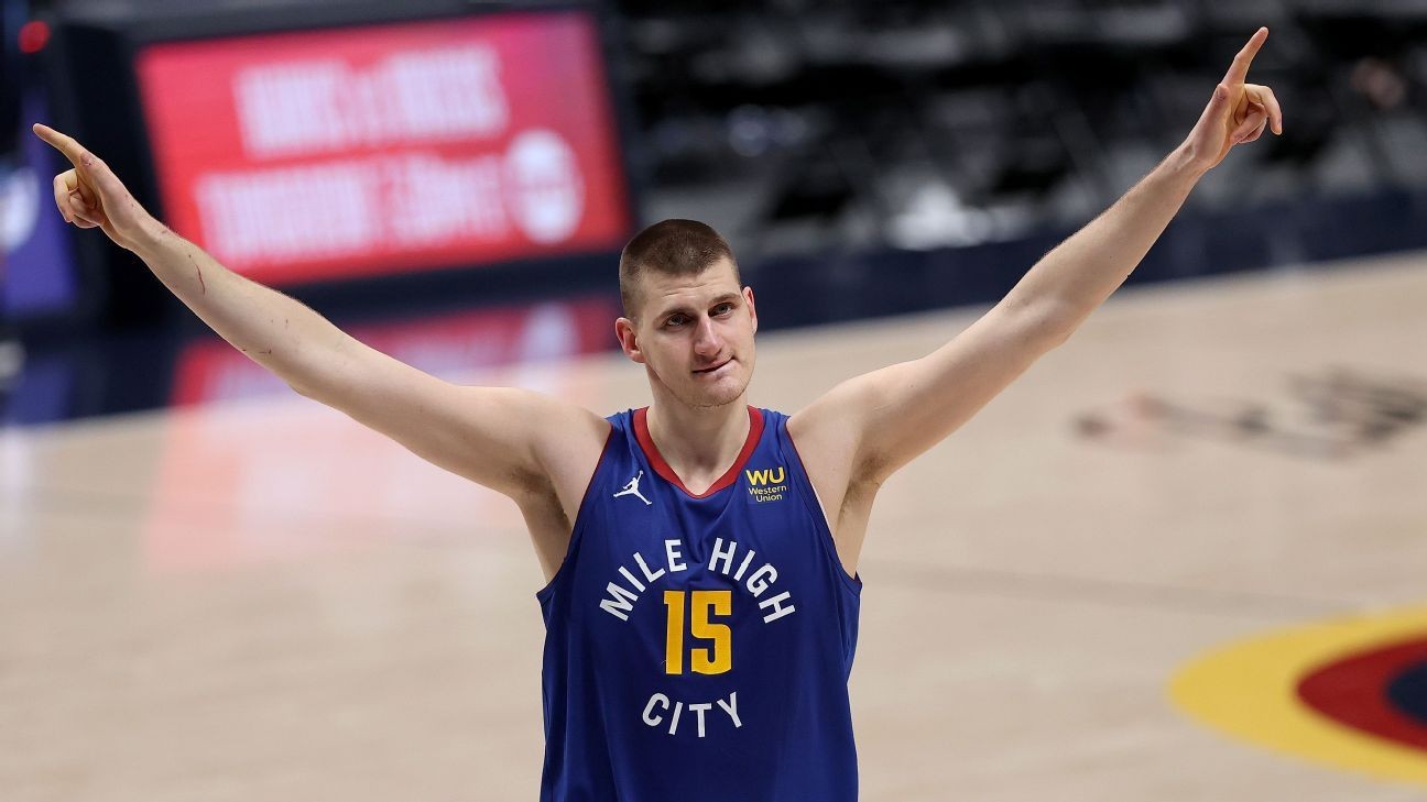 Nikola Jokic wore Denver Nuggets gear 23 years ago