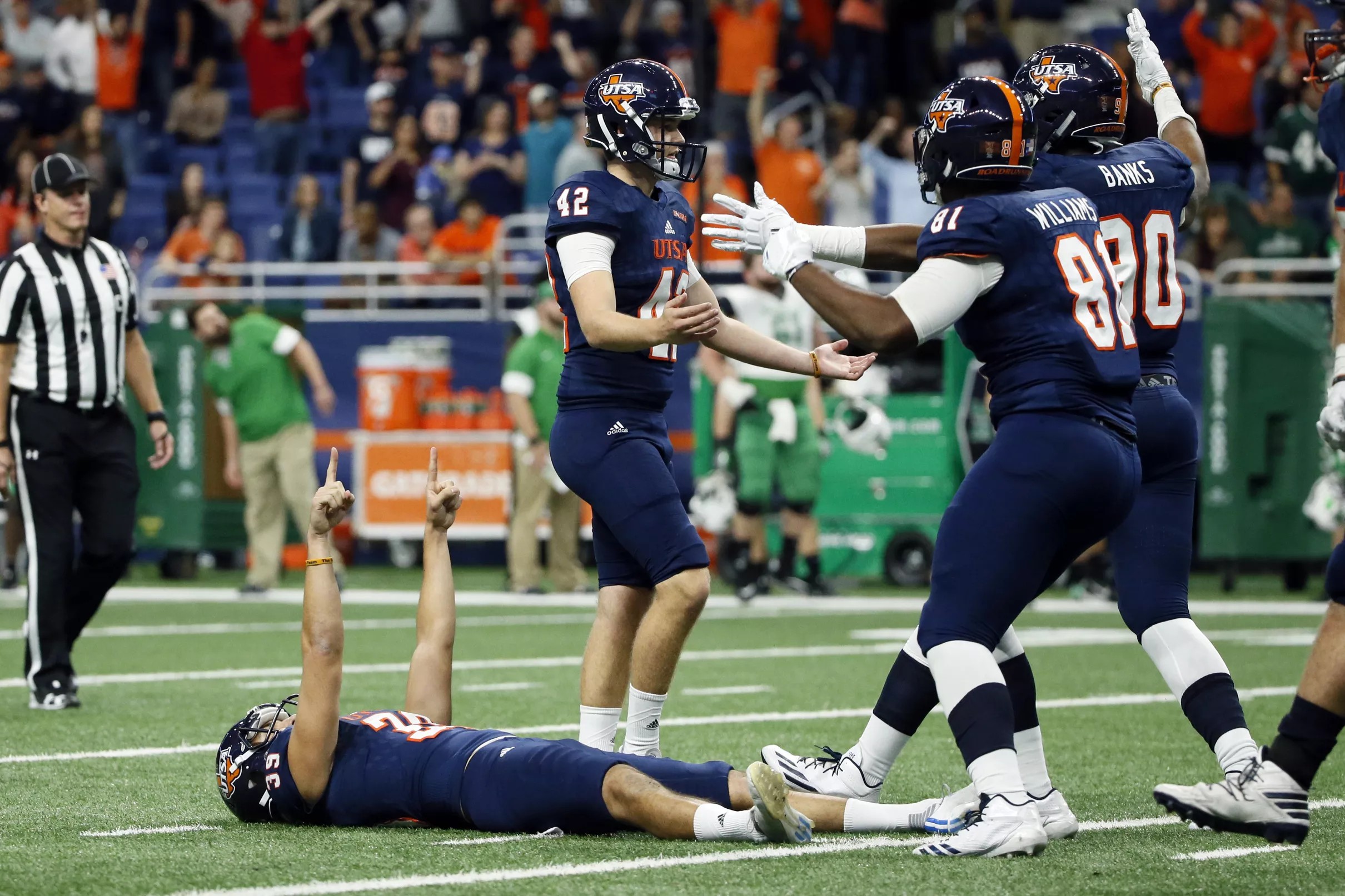 UTSA place kicker Jared Sackett outscores Marshall, Roadrunners win 97