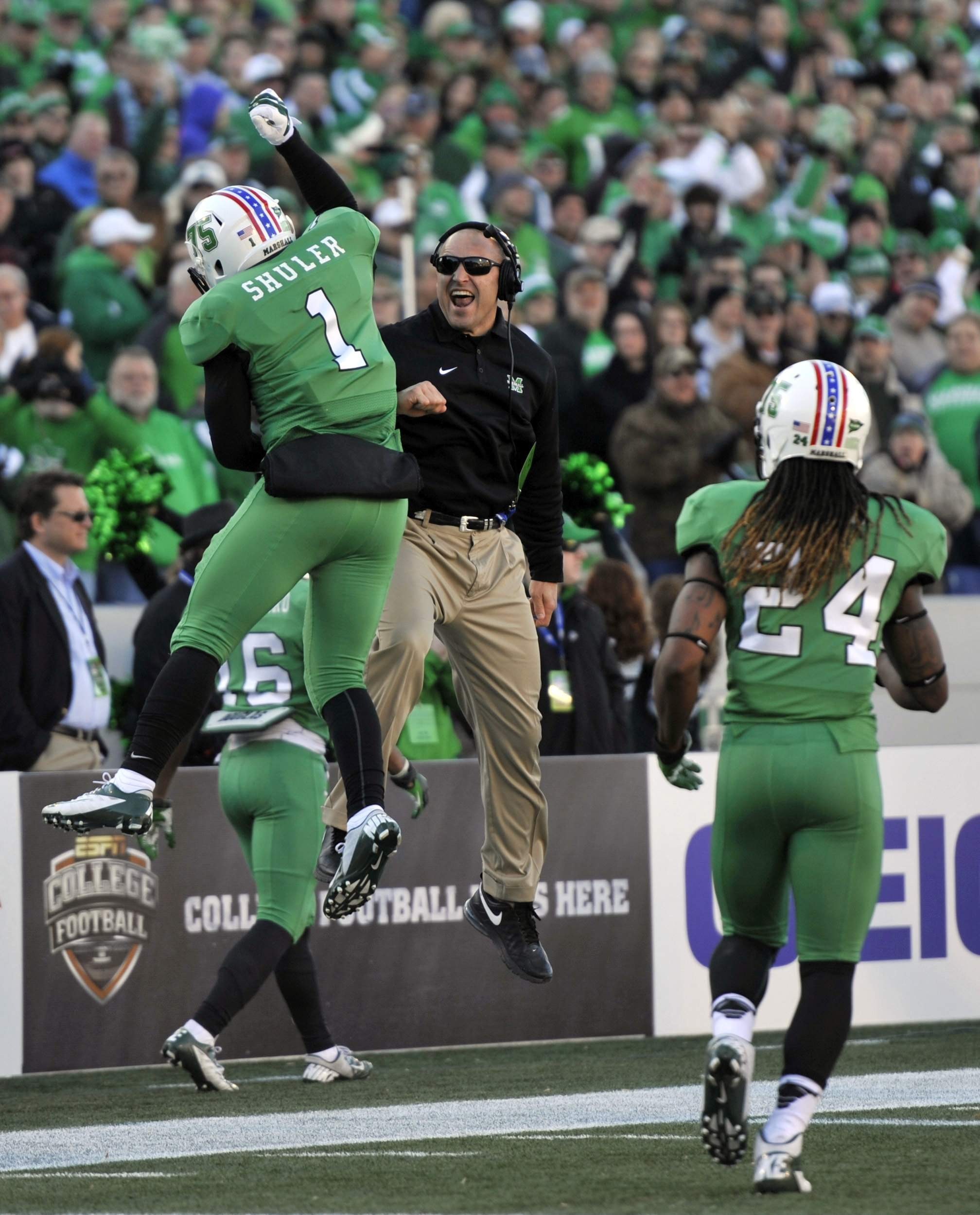 Marshall football assistant leaves for head coaching job