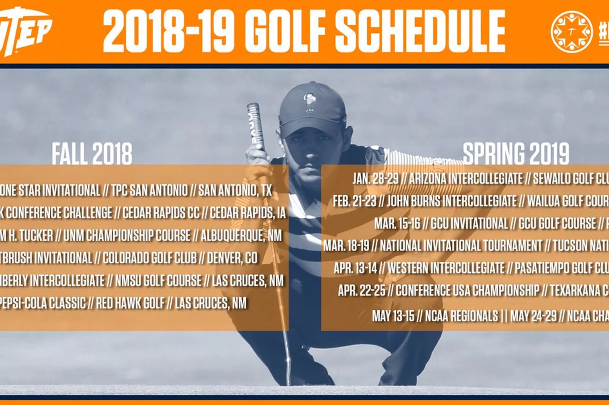 UTEP Men’s Golf Announces 201819 Schedule