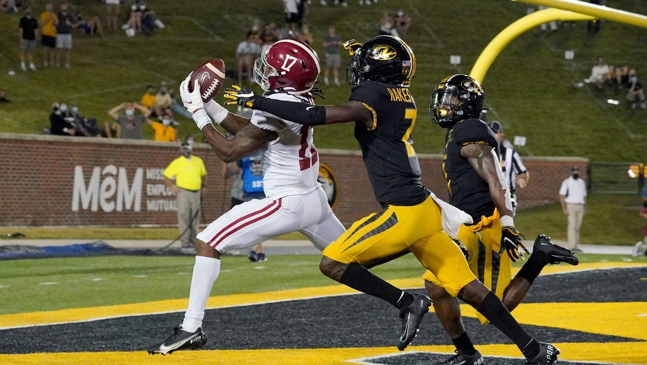 No 2 Alabama Crimson Tide Vs Missouri Football Video Highlights Score