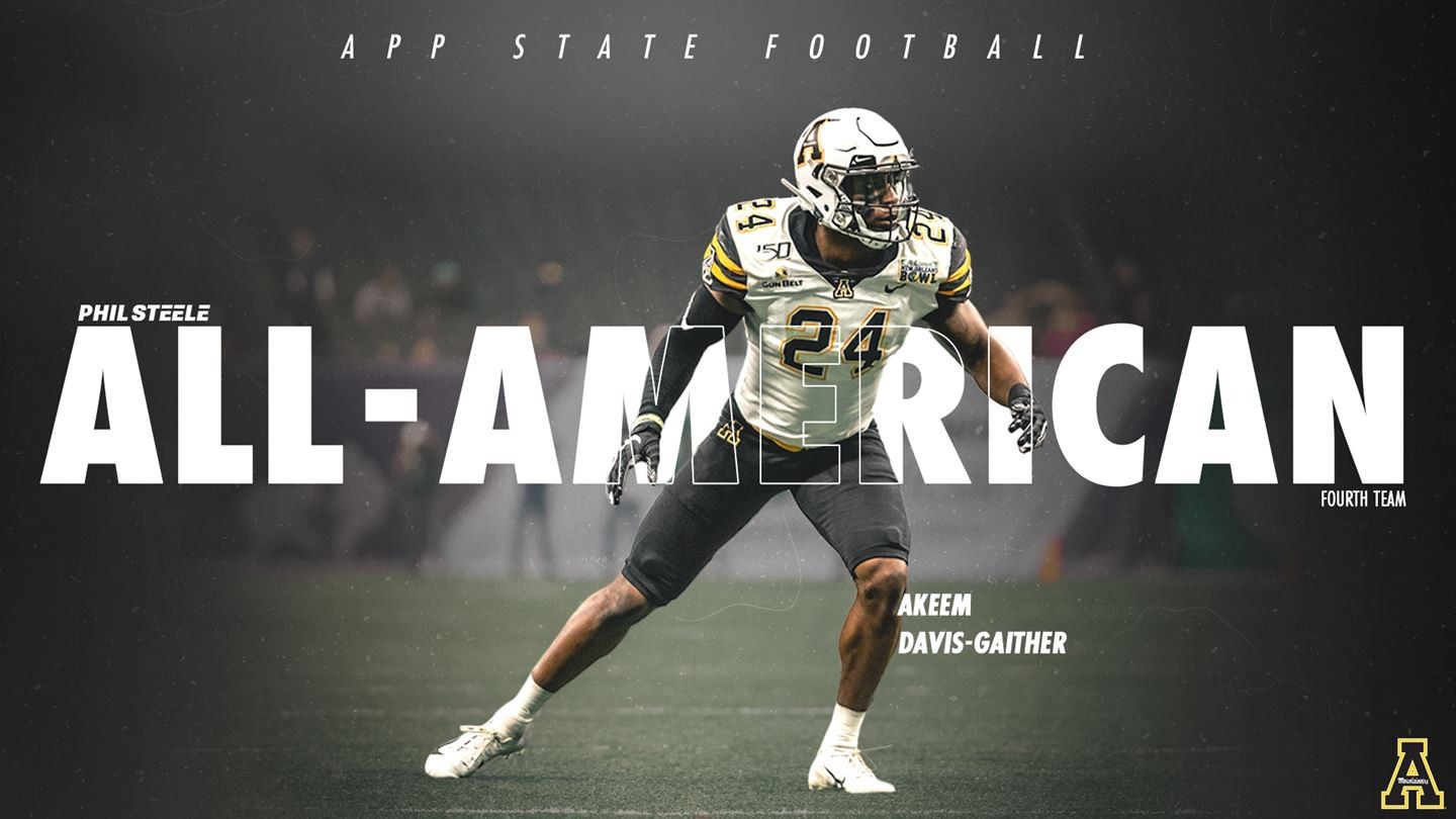 Appalachian State Linebacker Akeem Davis-gaither Receives All-america Honor