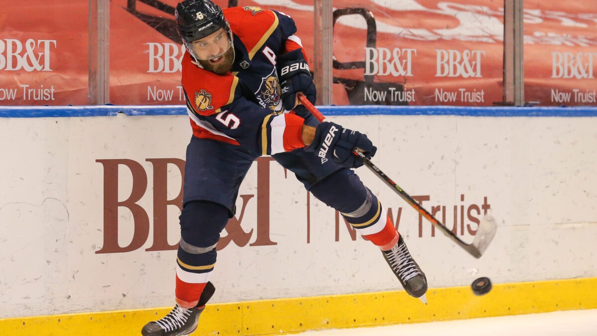 Aaron Ekblad Injured Versus Dallas Stars