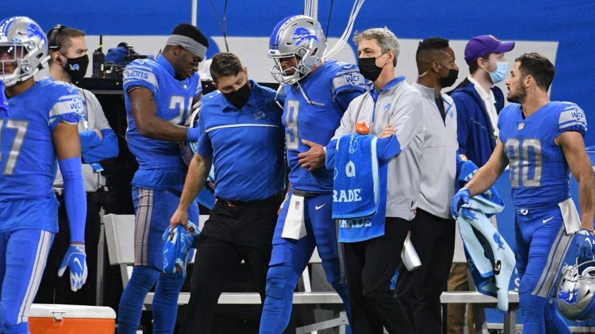 Matthew Stafford’s rib cartilage injury puts Week 15 status in jeopardy