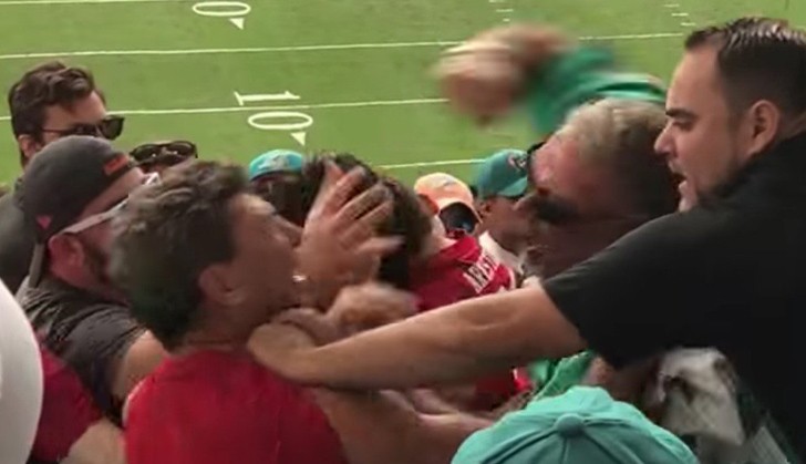 Dolphins revoke tickets, ban fans involved in brawl with 49ers fans
