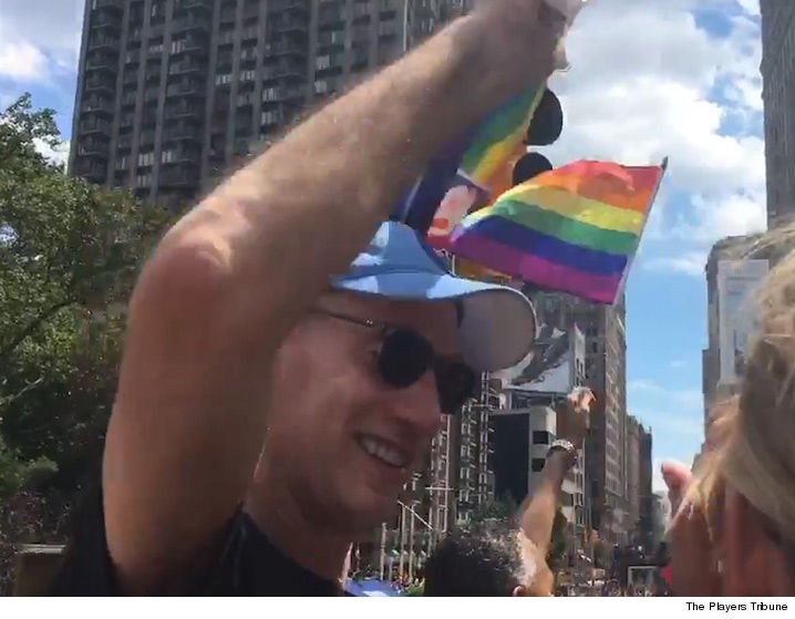 NBA Commish Adam Silver Turns Up On Gay Pride Parade Float