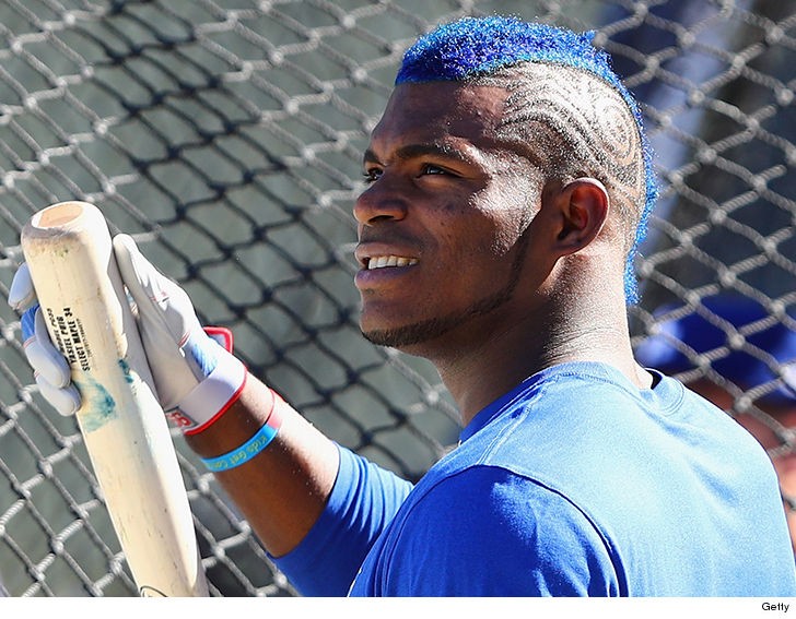 Yasiel Puig has a special All-Star Game haircut (Photo)