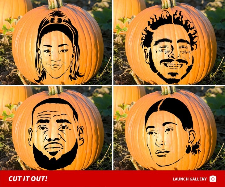 Celebrity Pumpkin Stencils