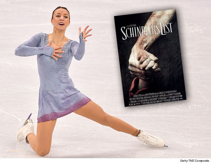 German Figure Skater Nicole Schott Performs to 'Schindler's List' Score