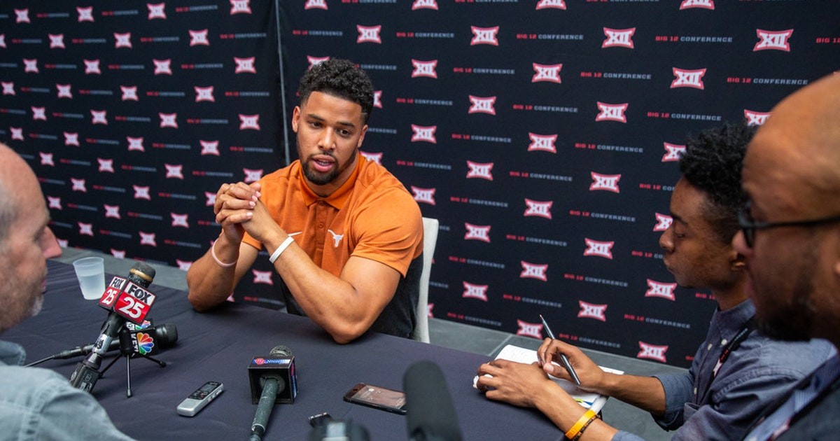 How does Texas safety Brandon Jones pass Tom Herman's famous hydration