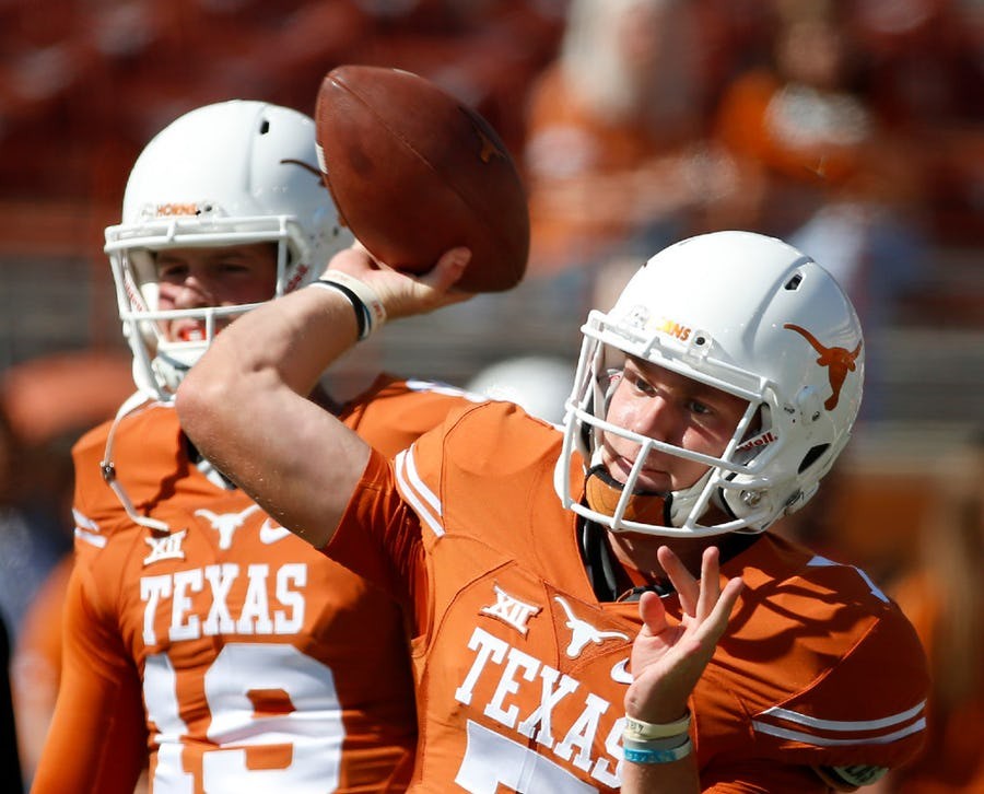 Tom Herman Not So Shockingly Reveals Shane Buechele Is Leading Texas Qb Race