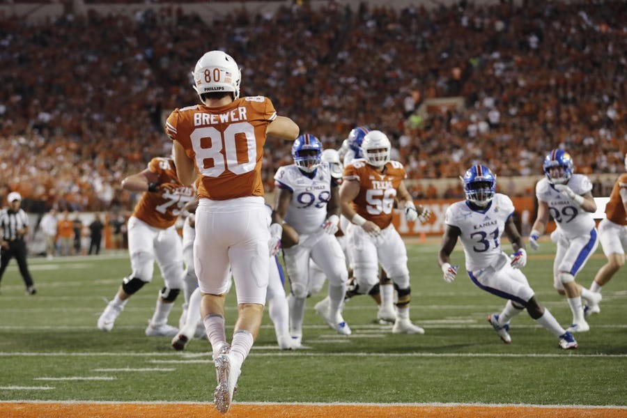 texas-closer-to-bowl-eligible-with-42-27-win-over-kansas