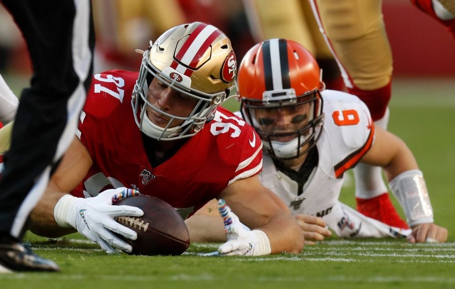 Nick Bosa Plants the Flag on Baker 