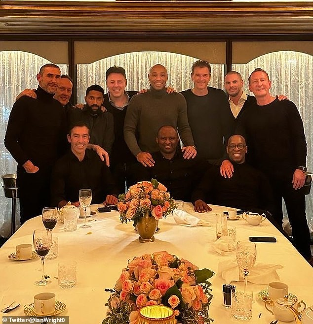 What An Arsenal Reunion! Ian Wright Shares A Group Photo With NINE ...