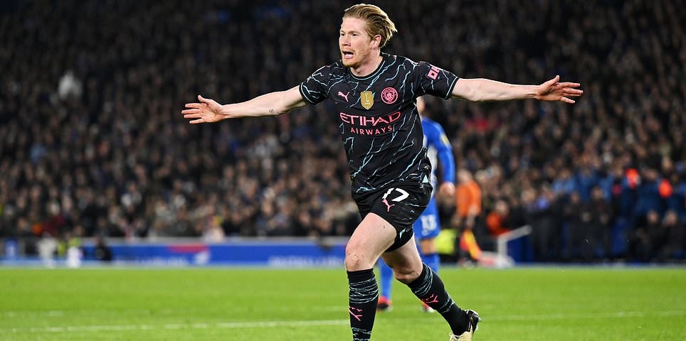 Brighton 0-2 Man City - Premier League - Live Score, Team News And 