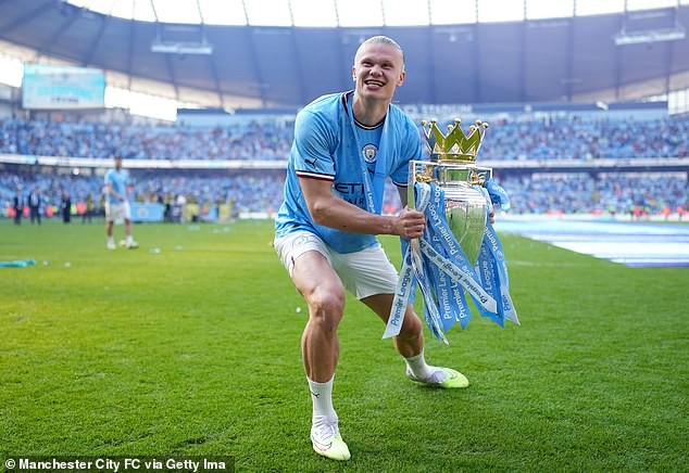 Erling Haaland has doubled Man City's shirt sales and is gaining