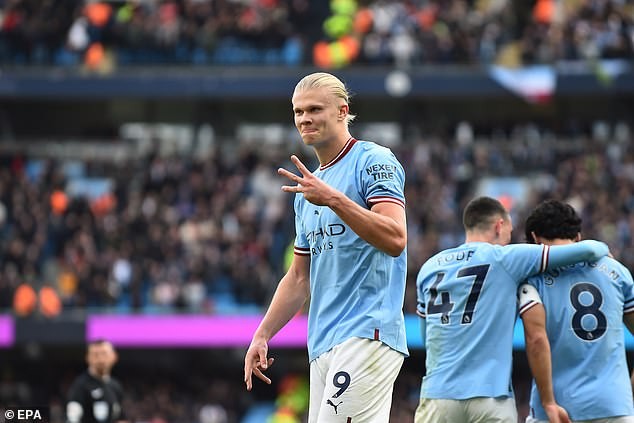 Erling Haaland Smashes MORE Goal Records In Man City's Rampant Win Over ...