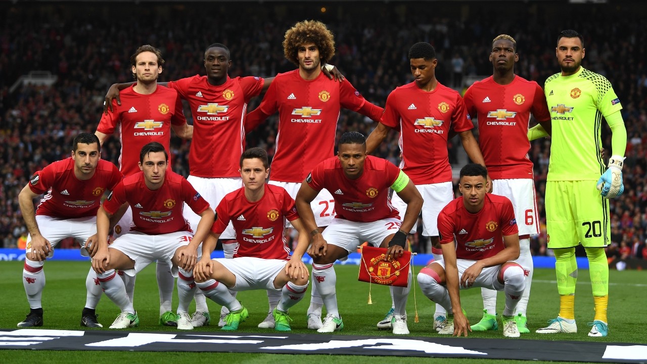 Manchester United squad 2016/17 appearances and goals