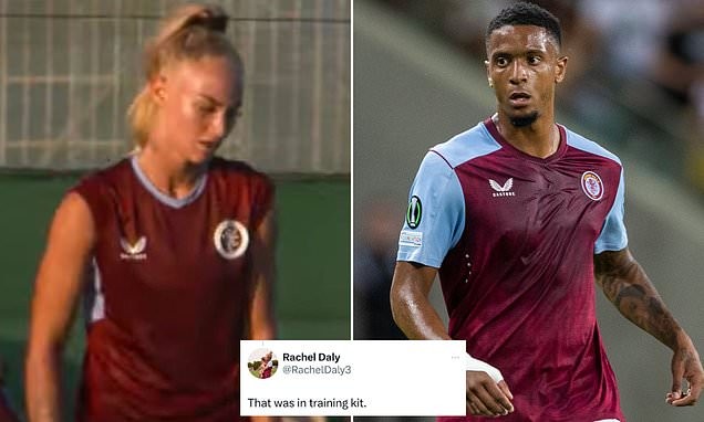 Aston Villa players complain about jersey's 'WET LOOK' to kit