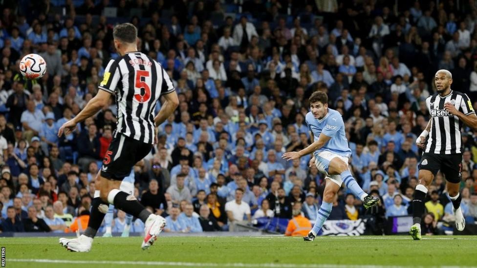 Manchester City 1-0 Newcastle United – Julian Alvarez strikes to