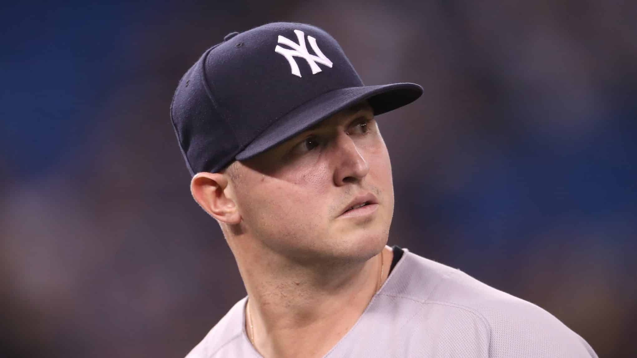 New York Yankees’ Zack Britton suffers bruised wrist after being hit by