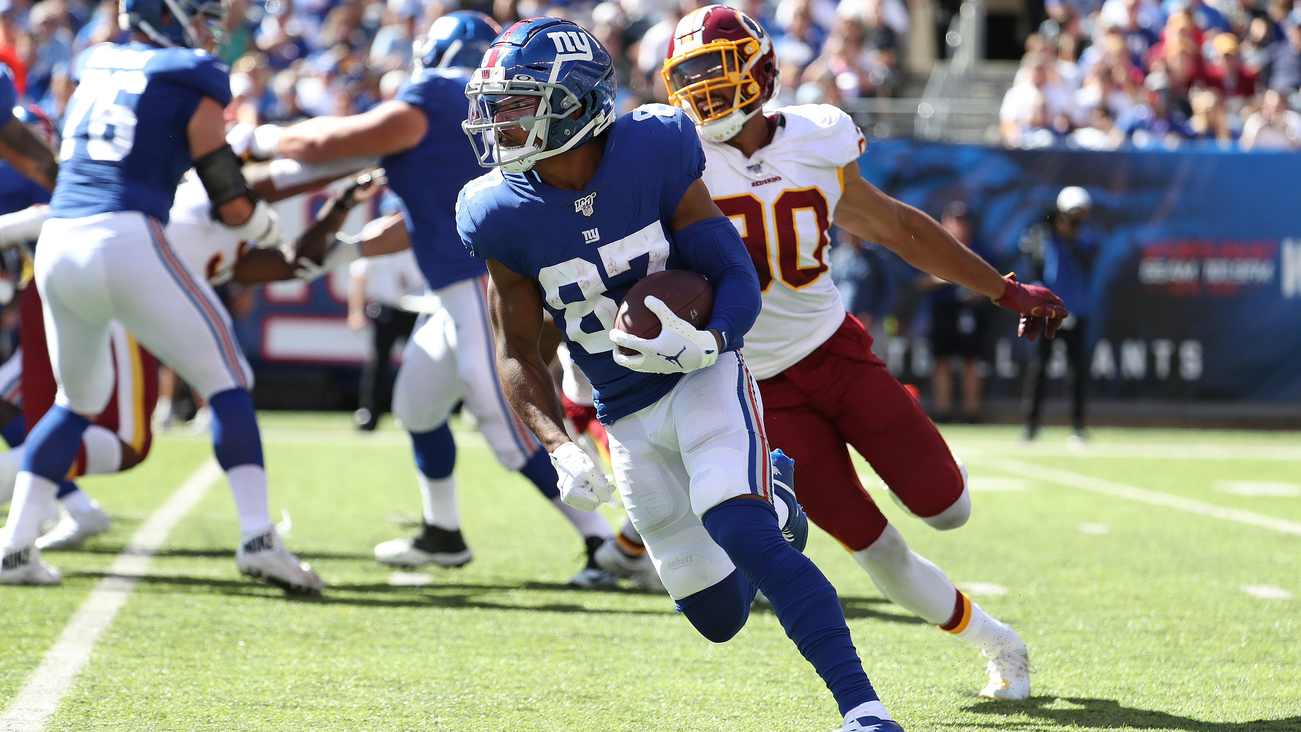 New York Giants WR Sterling Shepard is making significant progress