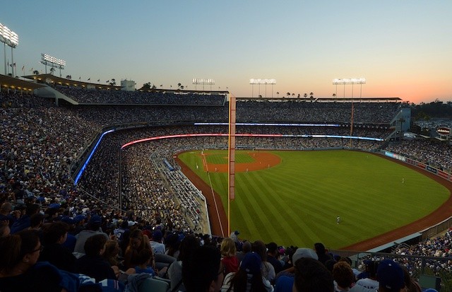 Dodger Stadium Zoom Background Available For Free Download