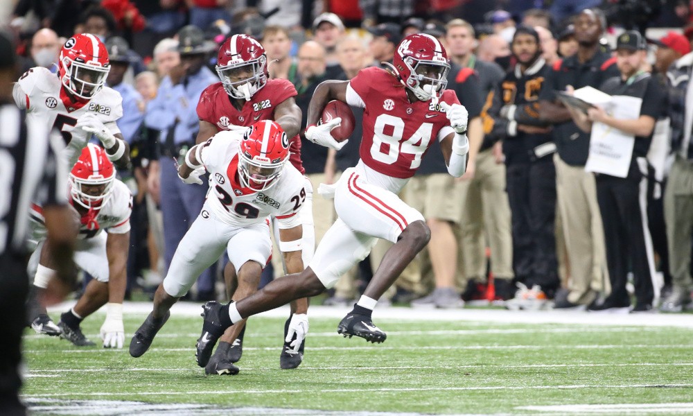 Alabama running back Trey Sanders weighs in on Agiye Hall situation