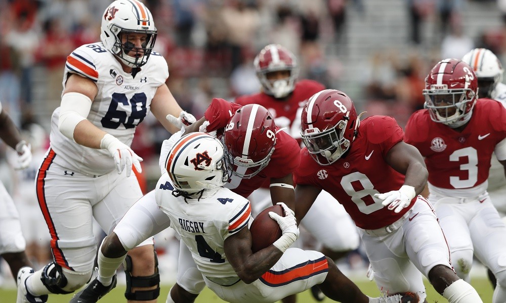 Alabama Football Iron Bowl Win Photo Gallery