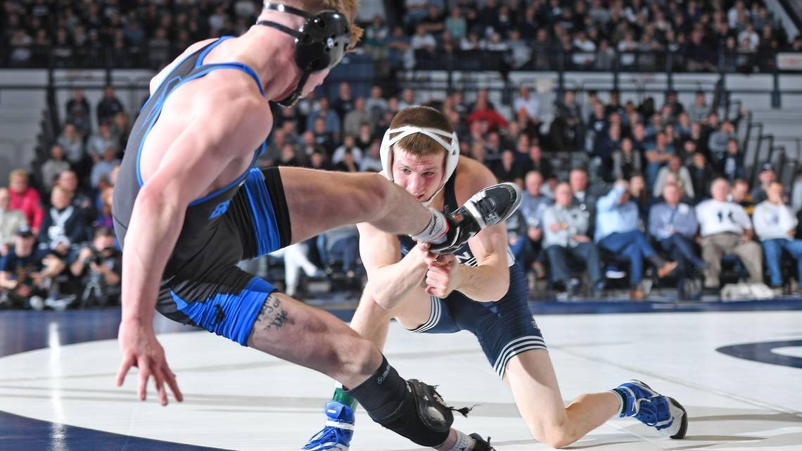Penn State wrestling’s Jason Nolf, Bo Nickal say goodbye in memorable fashion at last Rec Hall dual