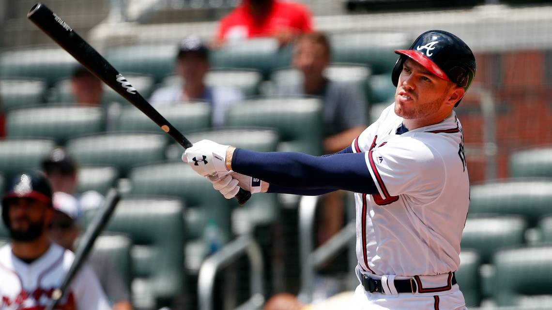The Atlanta Braves have a player in the Home Run Derby for the first