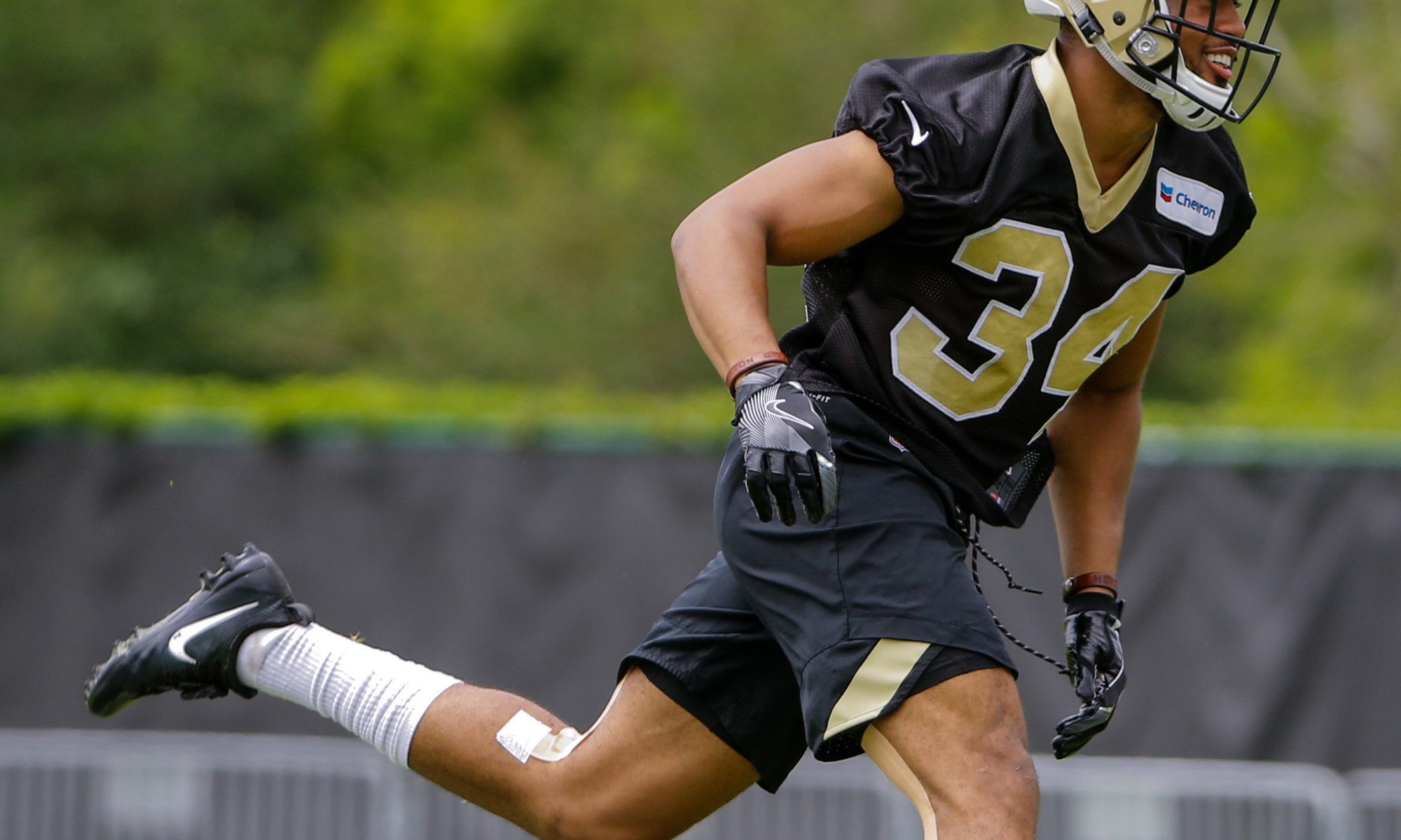 Saints' CB Marshon Lattimore Knee Injury Not Serious, Misses Practice