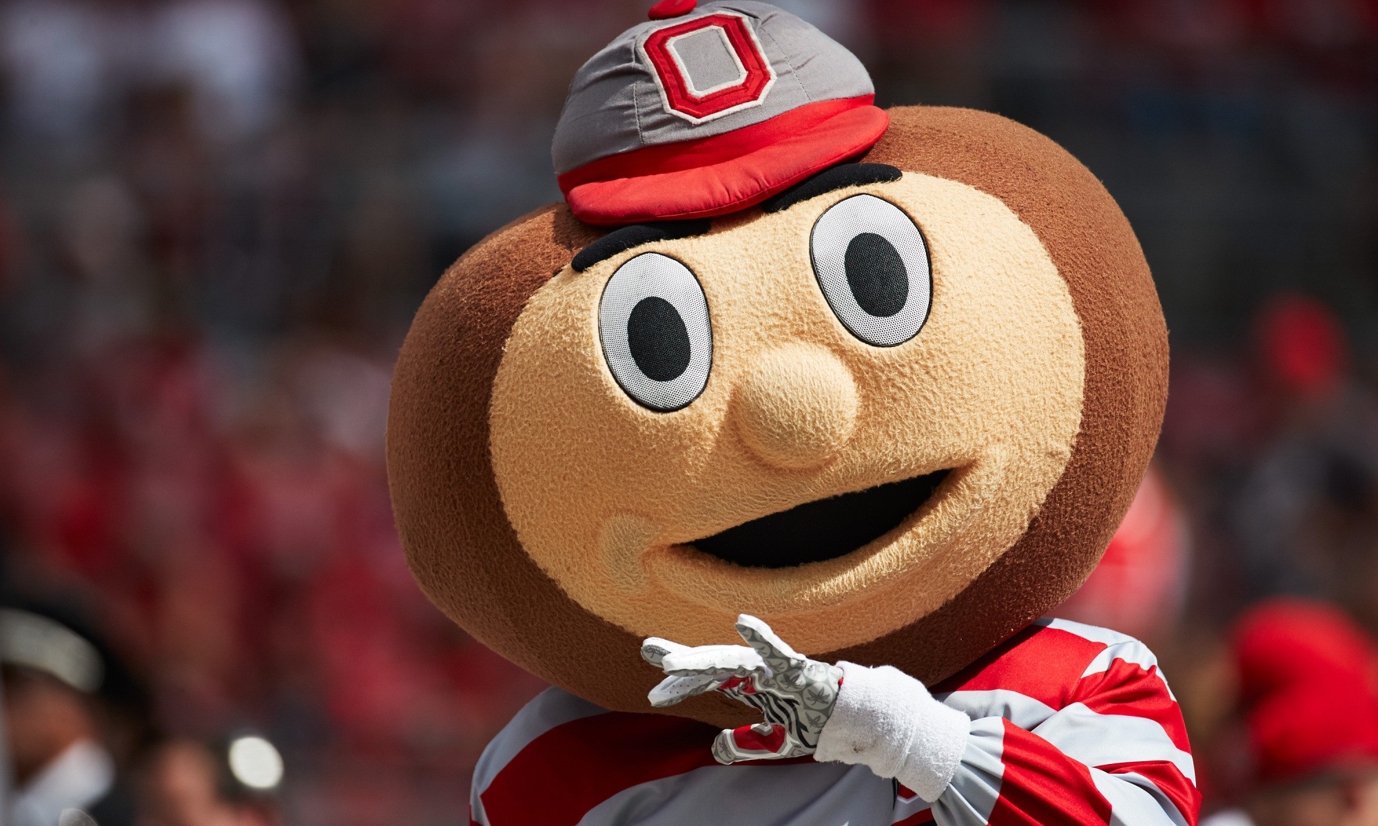 Ohio State&#039;s Brutus Buckeye throws support behind Saints