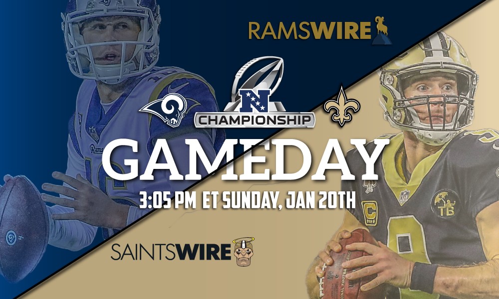 NFC championship game everything to know for SaintsRams title fight