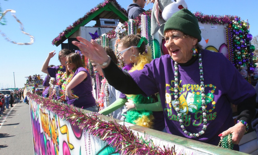 uga mardi gras beads