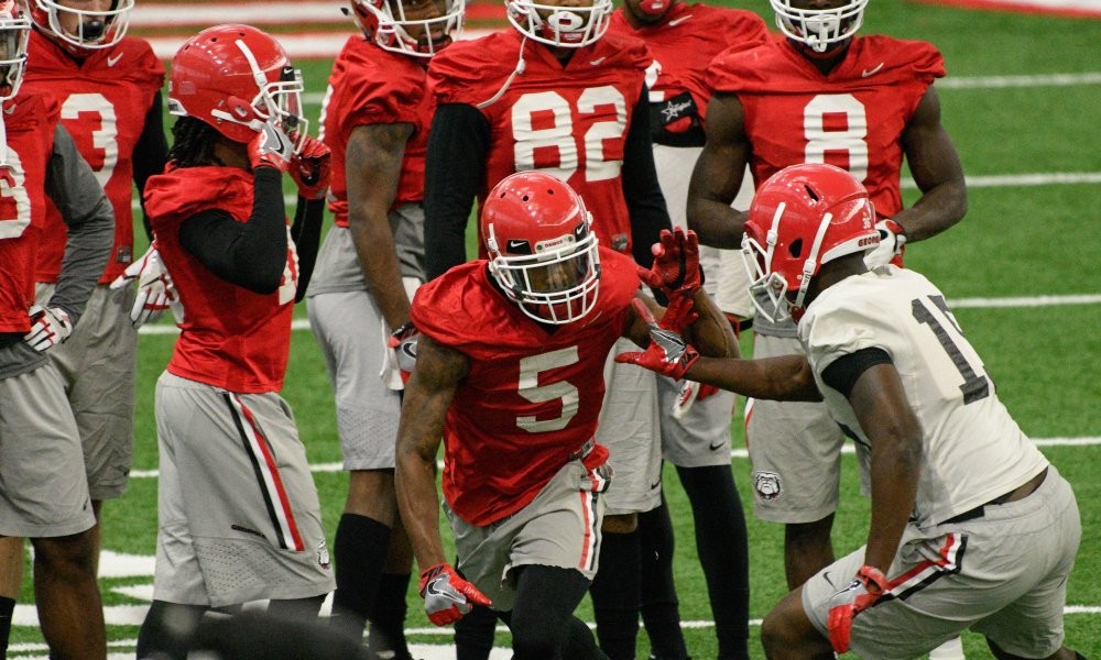 Watch Wide Receivers Participate In Catching Contest