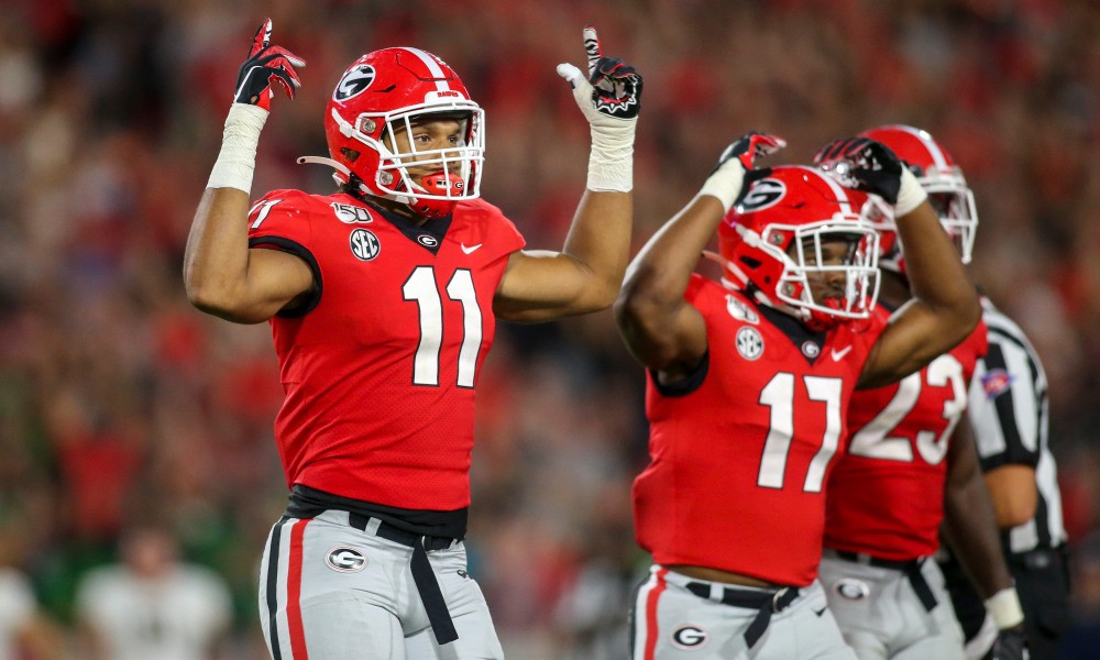 UGA football player card LB Nakobe Dean