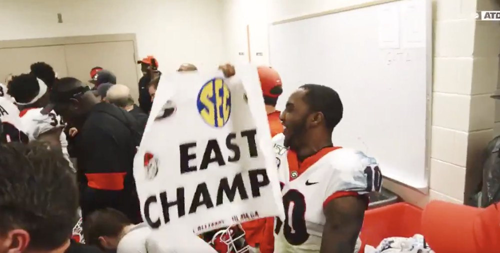 Watch Kirby Smart, dance in locker room after clinching SEC East