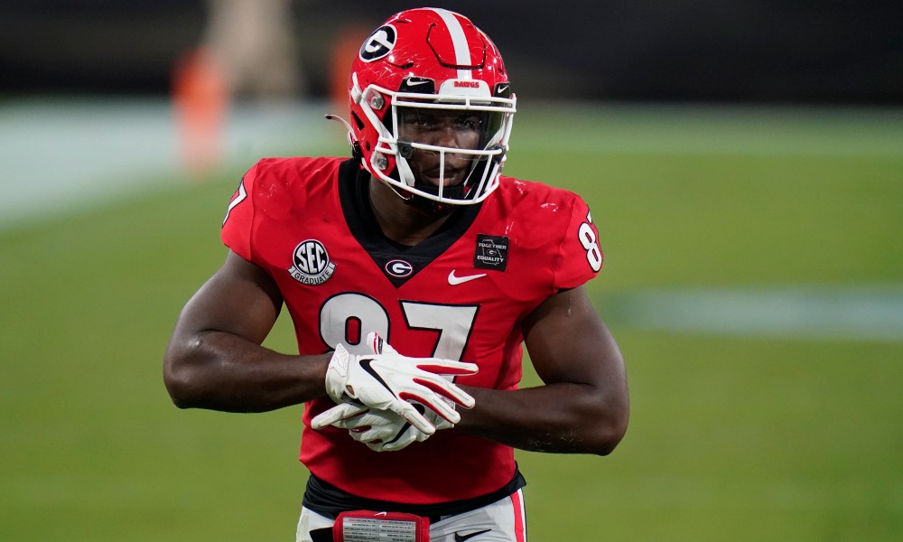 Georgia Football's Tre Mckitty Named Top Te At Senior Bowl Practice