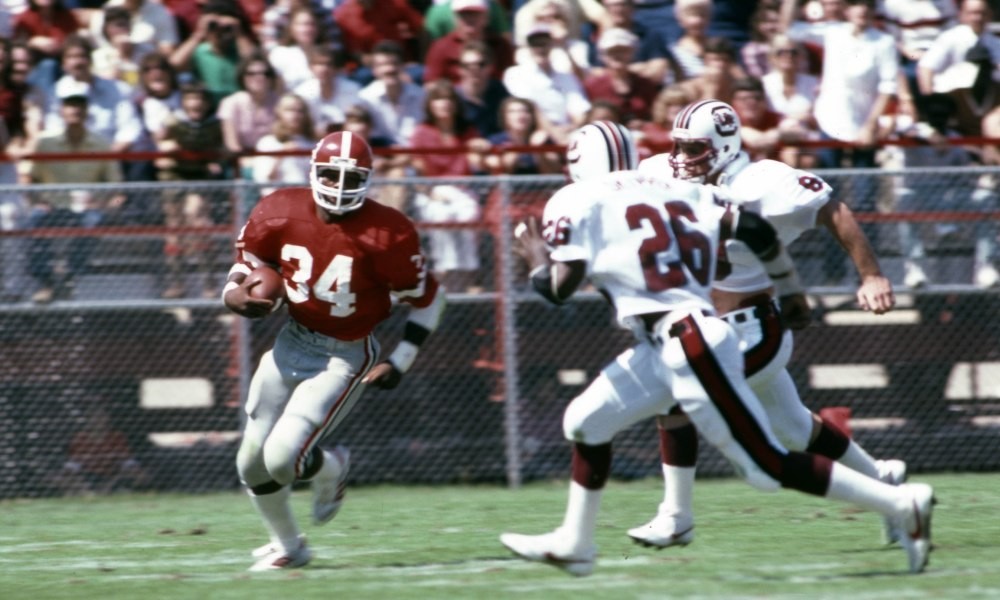 football TBT Herschel Walker's 76 yard TD run vs TAMU