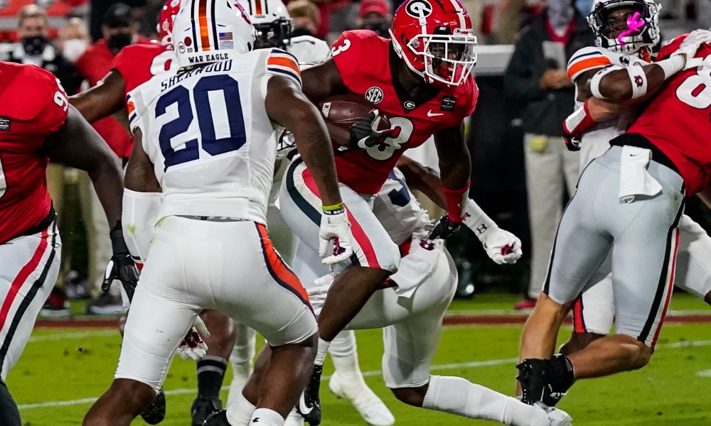 UGA vs Auburn Podlesny's field goal is good after long drive by