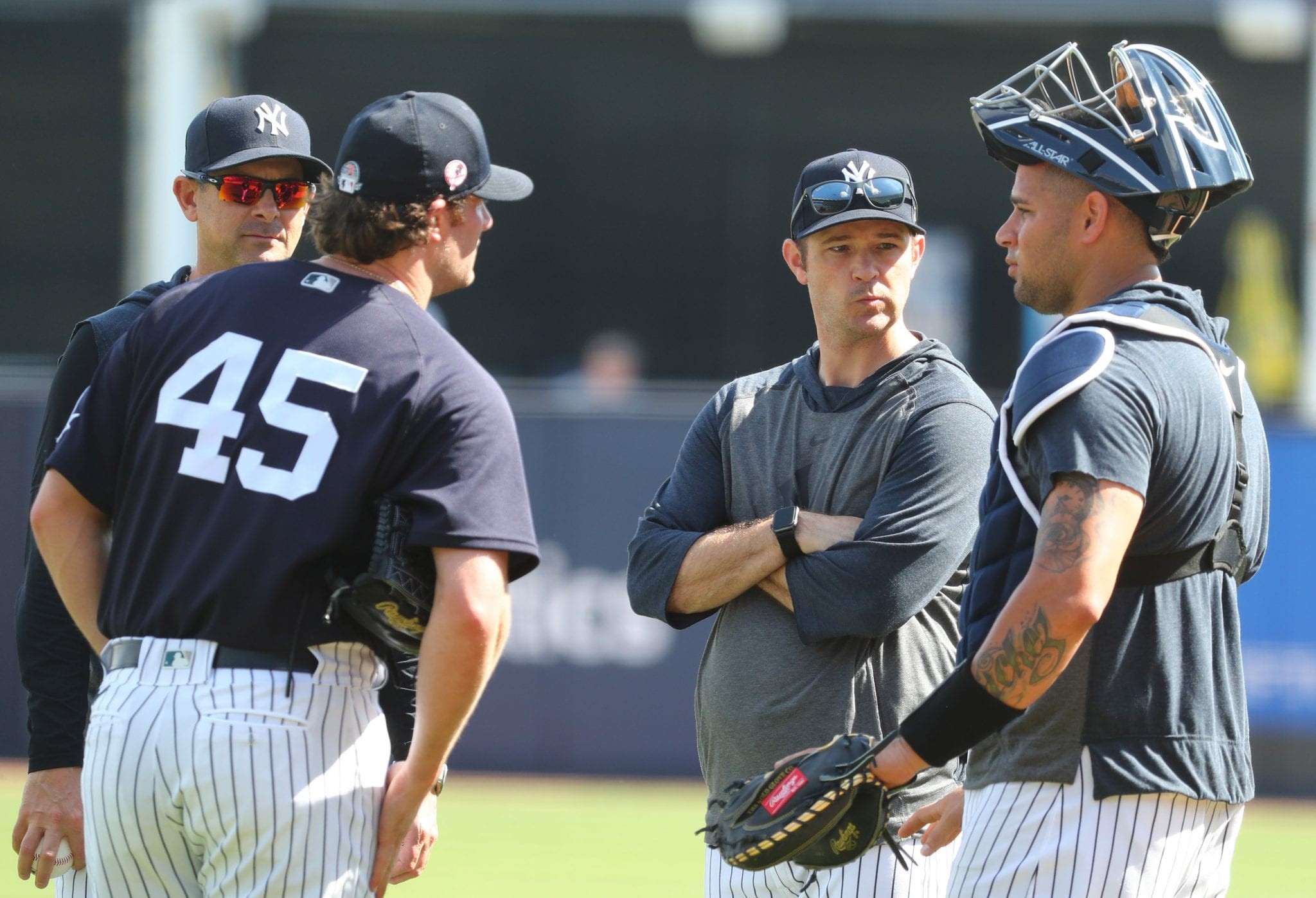 New York Yankees Interview with pitcher coach Matt Blake on the Yankee